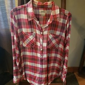Lucky Brand Plaid Long Sleeve